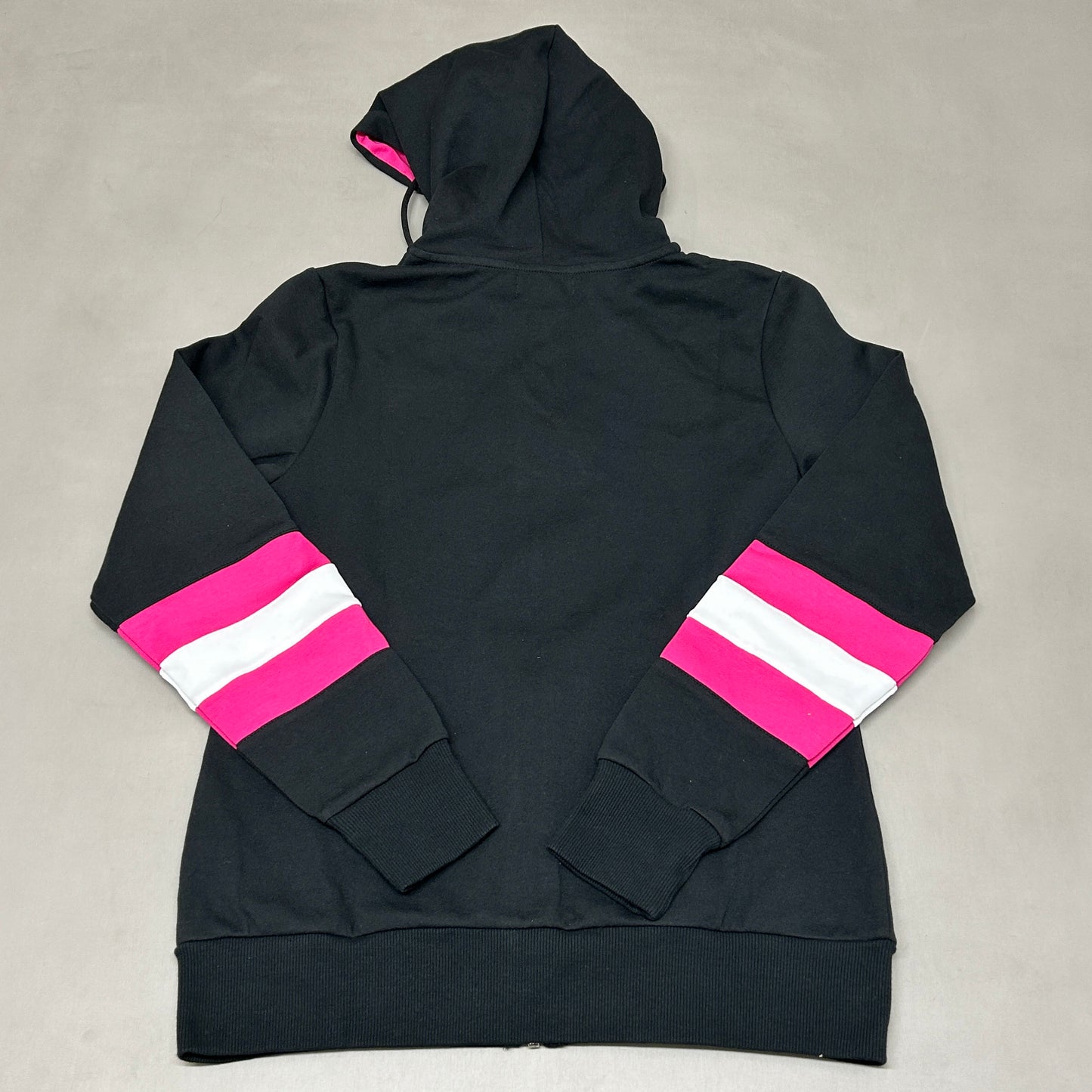 T-MOBILE Hooded Striped Logo Employee Zipped Jacket Women's Small Black/Pink (New)