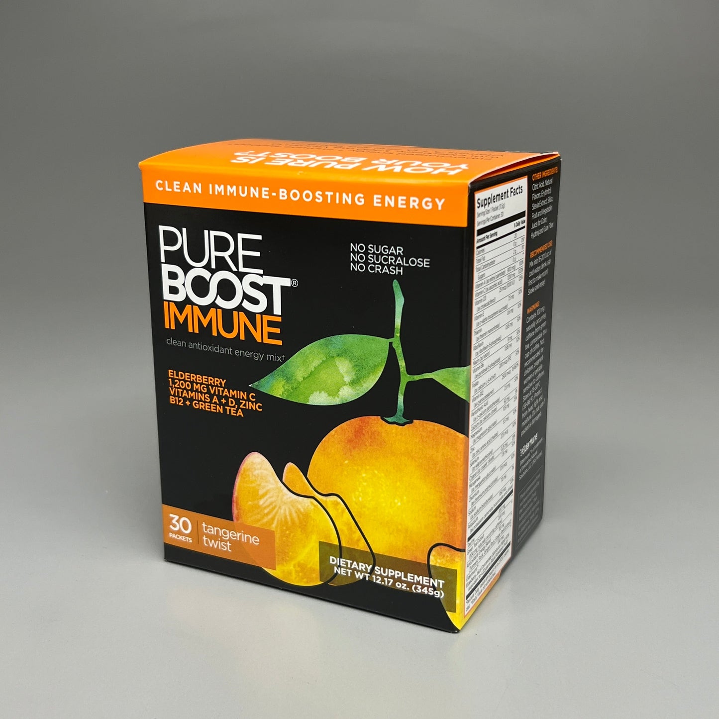 ZA@ PUREBOOST IMMUNE Antioxidant Energy Mix 12 Boxes of 30 Packets 04/24