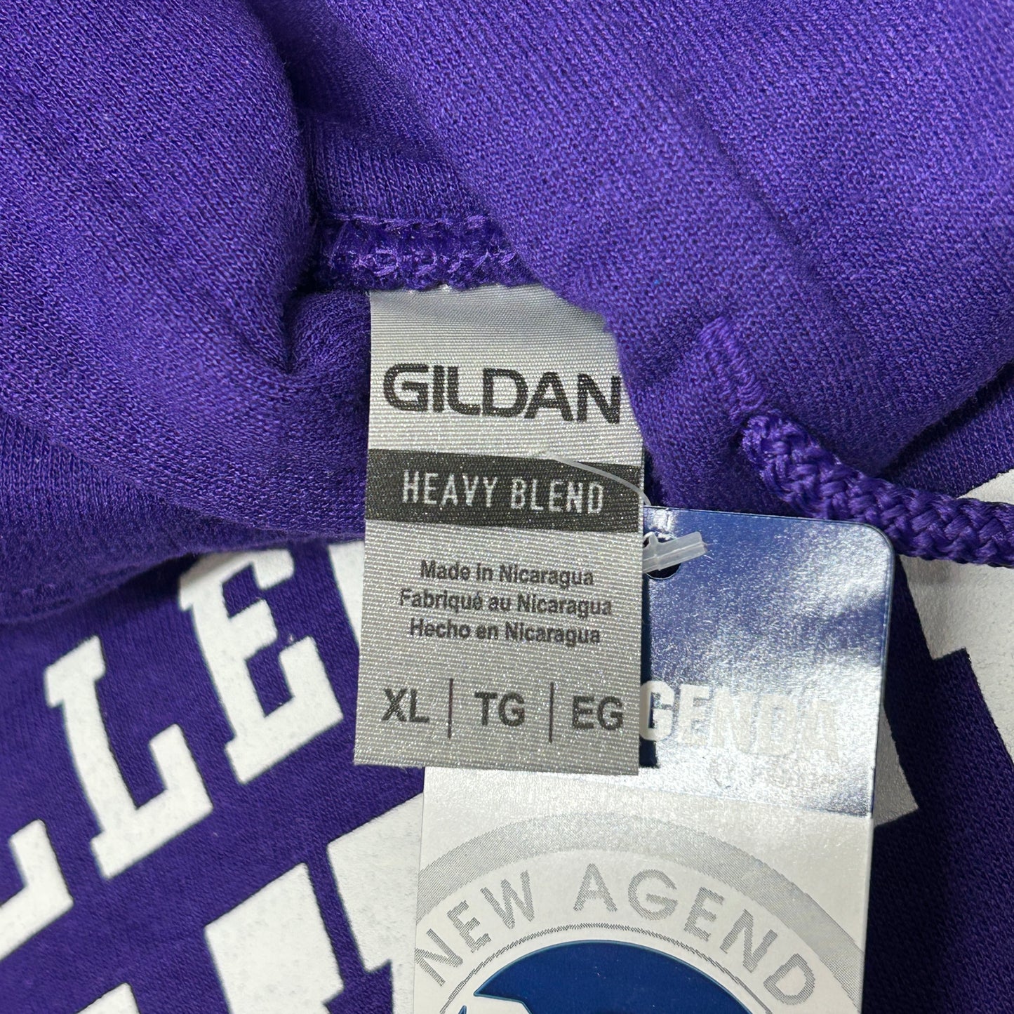 GILDAN College of the Holy Cross Heritage Hooded Sweatshirt Hoodie Unisex Sz XL Purple (New)