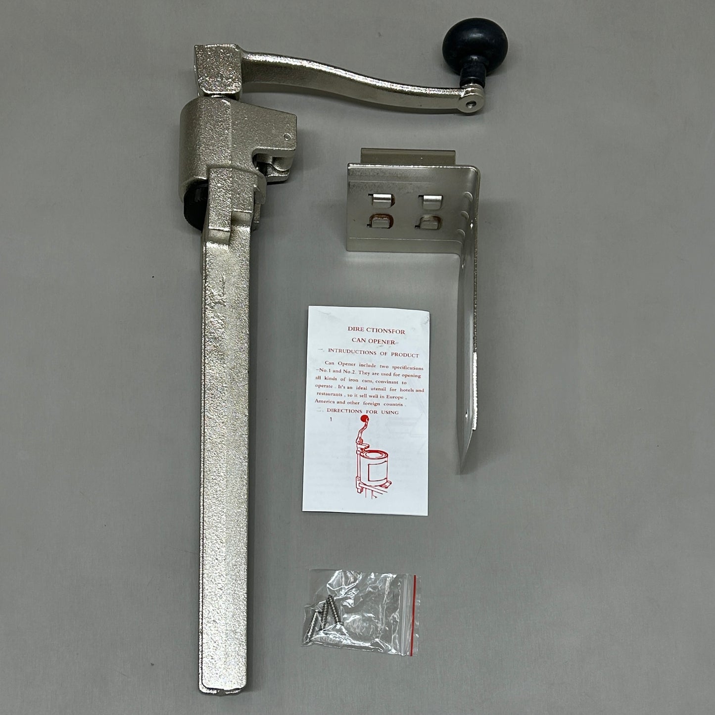 VEVOR Commercial Can Opener, 15.7 inches Tabletop Can Opener (New)