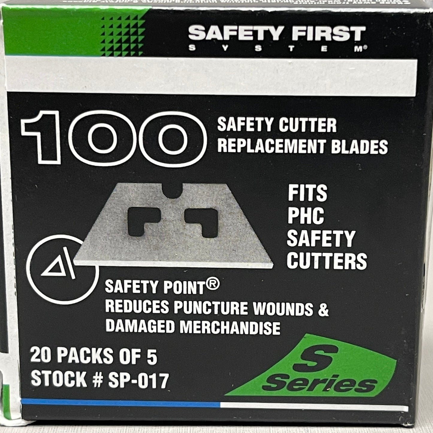 PACIFIC HANDY CUTTER 5-PACK! 100 Ct Safety Cutter Replacement Blades (New)