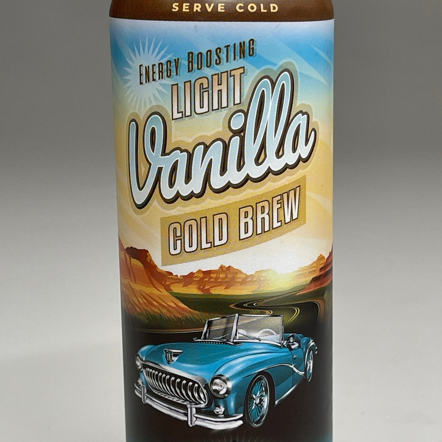 ZA@ 12 CANS! OPEN ROAD ROUTE 66 Energy Boosting Light Vanilla Cold Brew Drink 11.5 fl oz (06/24) Premium Coffee D