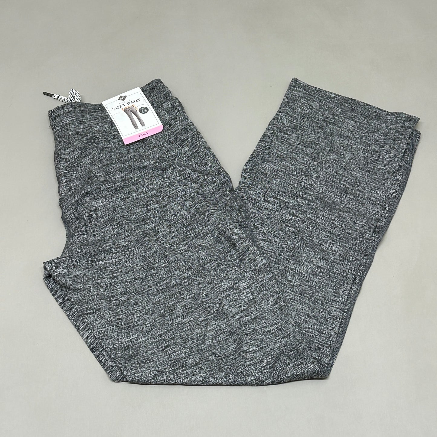 MEMBERS MARK Favorite Straight Leg Soft Pant Heather Grey Size Small (New)