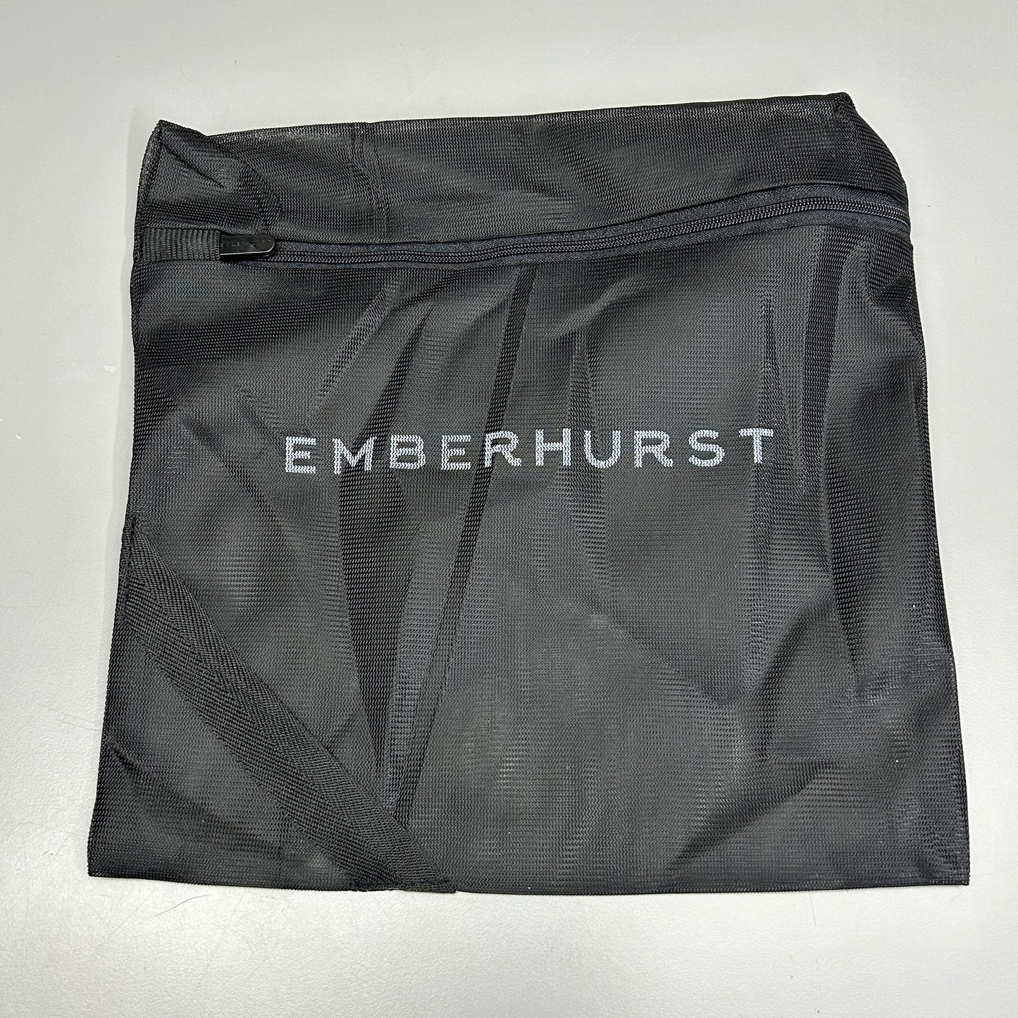 EMBERHURST 4 Pack! Mesh Carry Wash Bag With Zipper and Carrying handle Black (New)