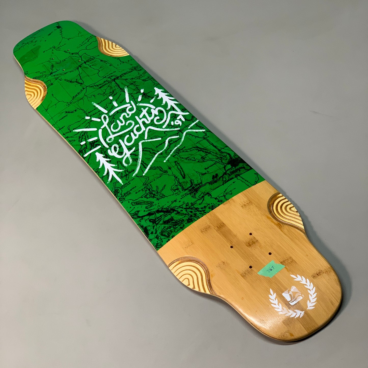 LANDYACHTZ Fiberglass Hatchet Longboard/Skateboard Deck 41"x9.5" (New Other)