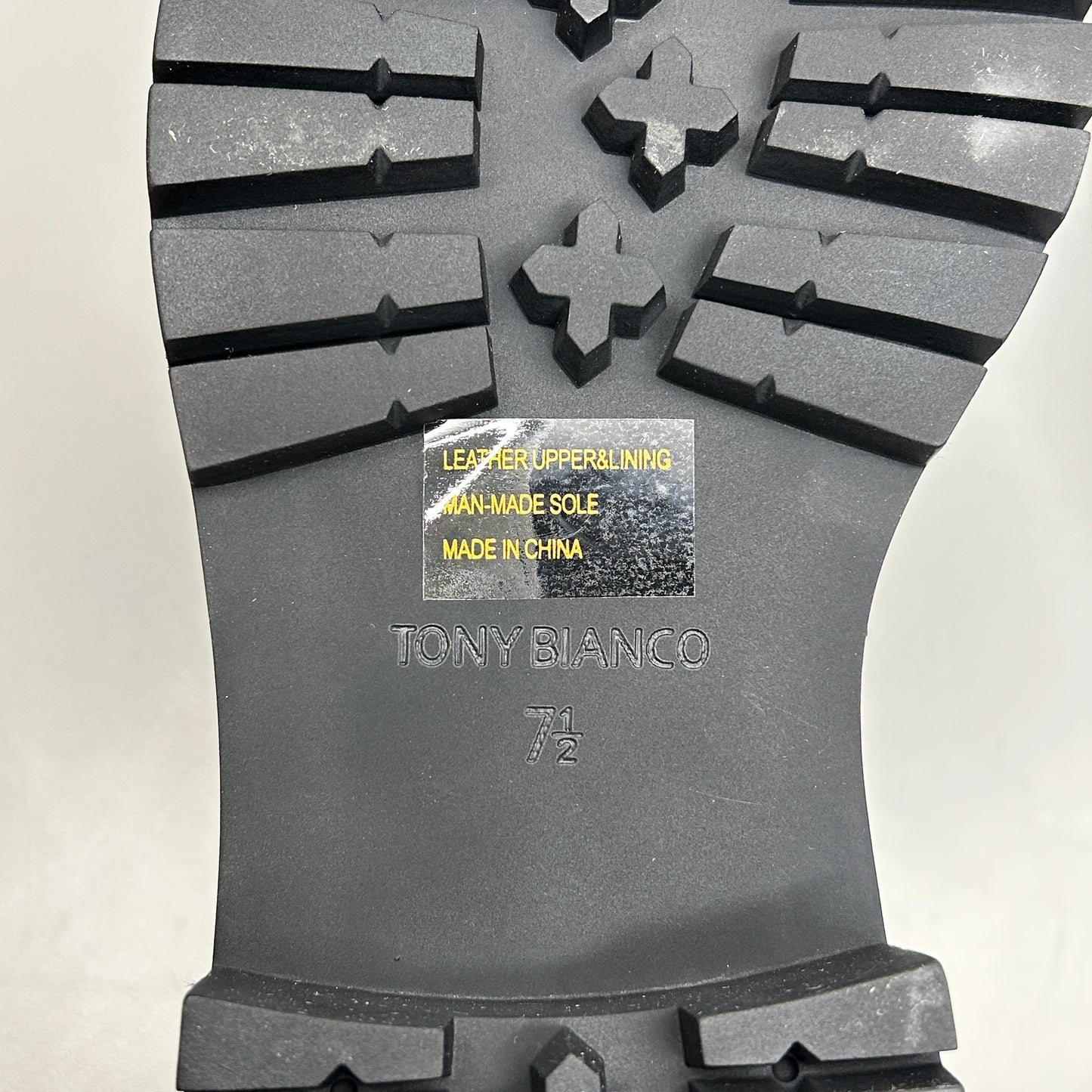 TONY BIANCO Wiz Black Hi Shine Casual Shoes Women's Sz 7.5 (New)