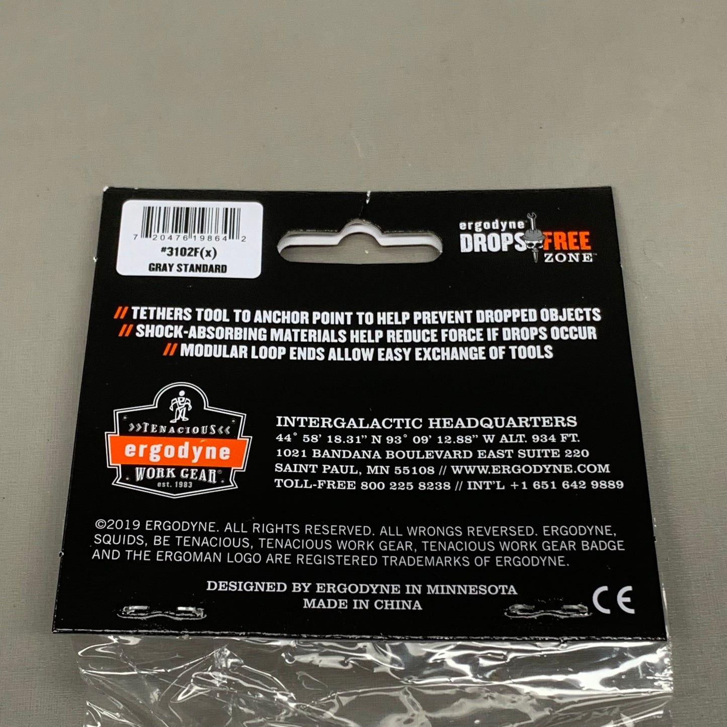 ERGODYNE Squids Tool Tethering Kit Tether Up To 4 5lb Tools 3181 (New)