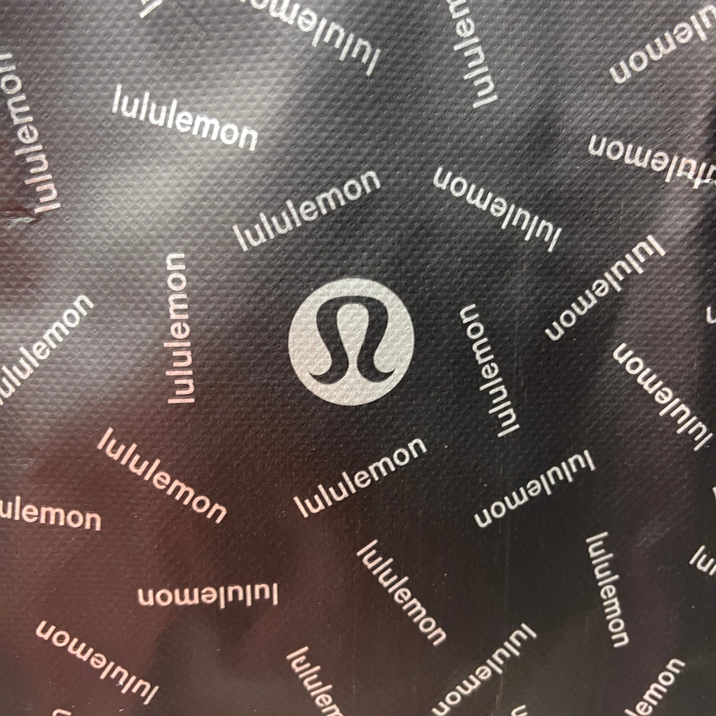 LULULEMON 3-PACK! Reusable Tote Shopping Bags Sz 9"W x 12"H x 4"D Black (New)