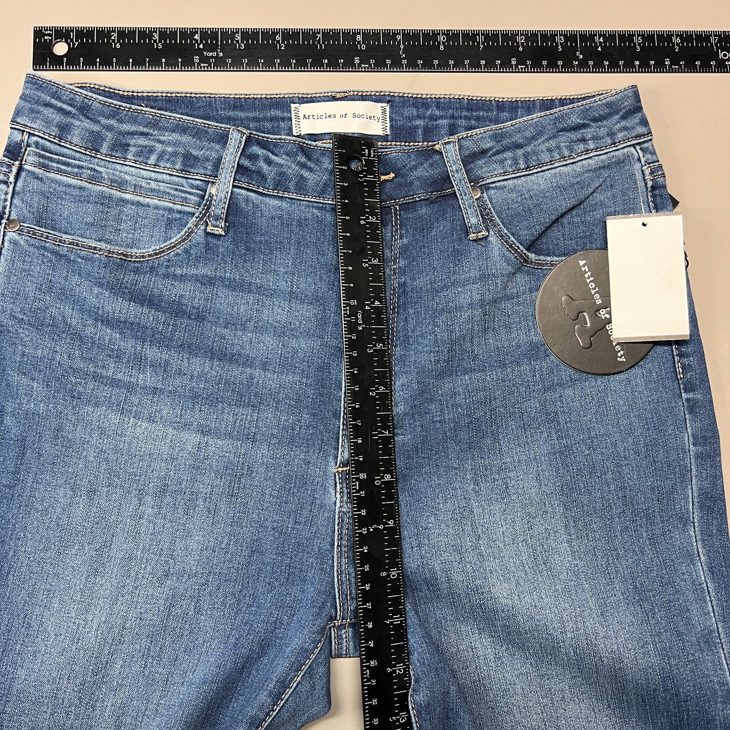 ARTICLES OF SOCIETY Pearl City Denim Jeans Women's Sz 30 Blue 4018PLV-712 (New)