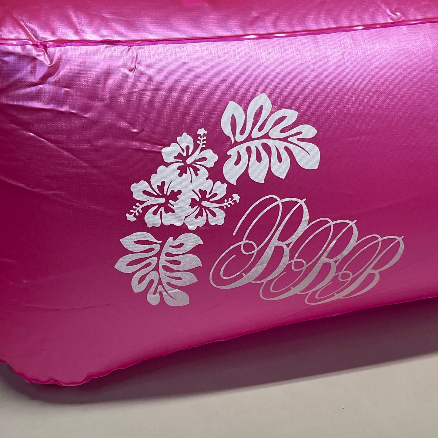 ZA@ BOOTY BEAN BAG BBL Small Inflatable Air Mattress Pink 22" Square (New) C