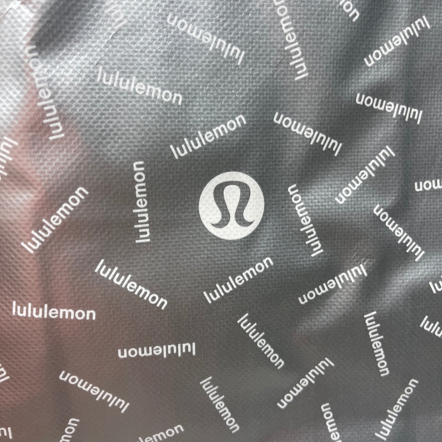 LULULEMON 3-PACK! Reusable Tote Shopping Bags Sz 9"W x 12"H x 4"D Black (New)