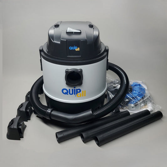 ZHB@ QUIPALL Portable Wet And Dry Vacuum Cleaner 3.2 Gallons Plastic Tank EC813-1000 (New)