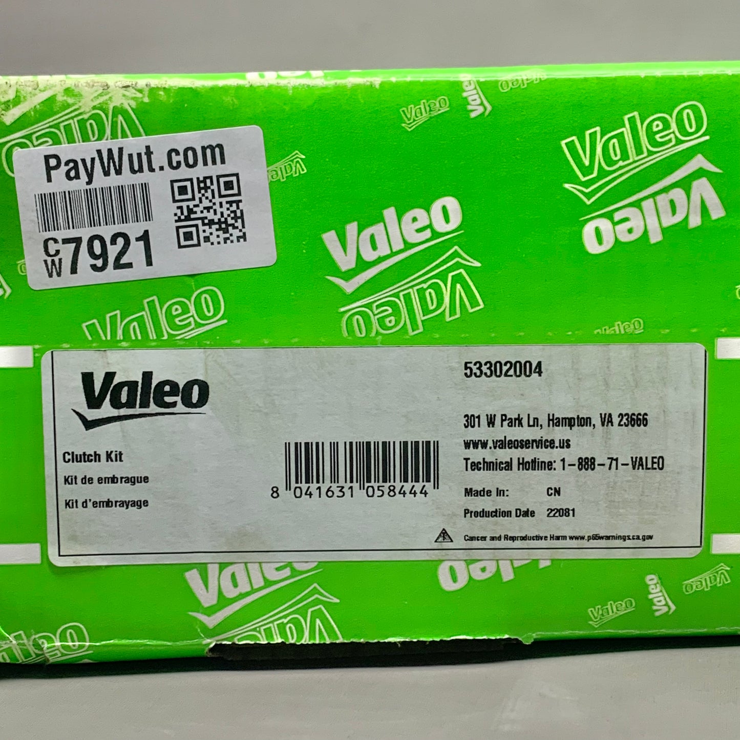 VALEO 53302004 Transmission Clutch Kit for 1999-2009 Ford F-450 Super Duty (New)