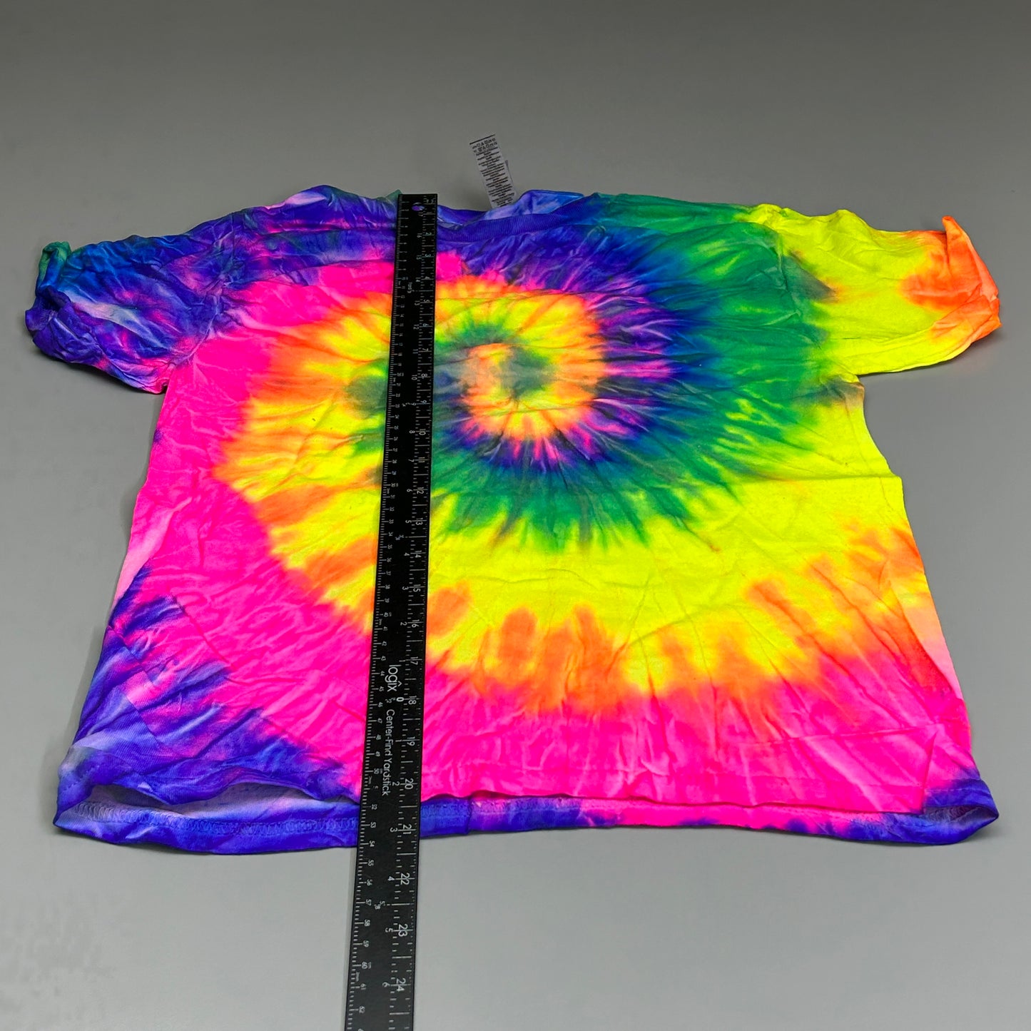 GILDAN (12 PACK) Tie Dye Short Sleeve Unisex Heavy Cotton T-Shirts Sz Youth Medium (New)