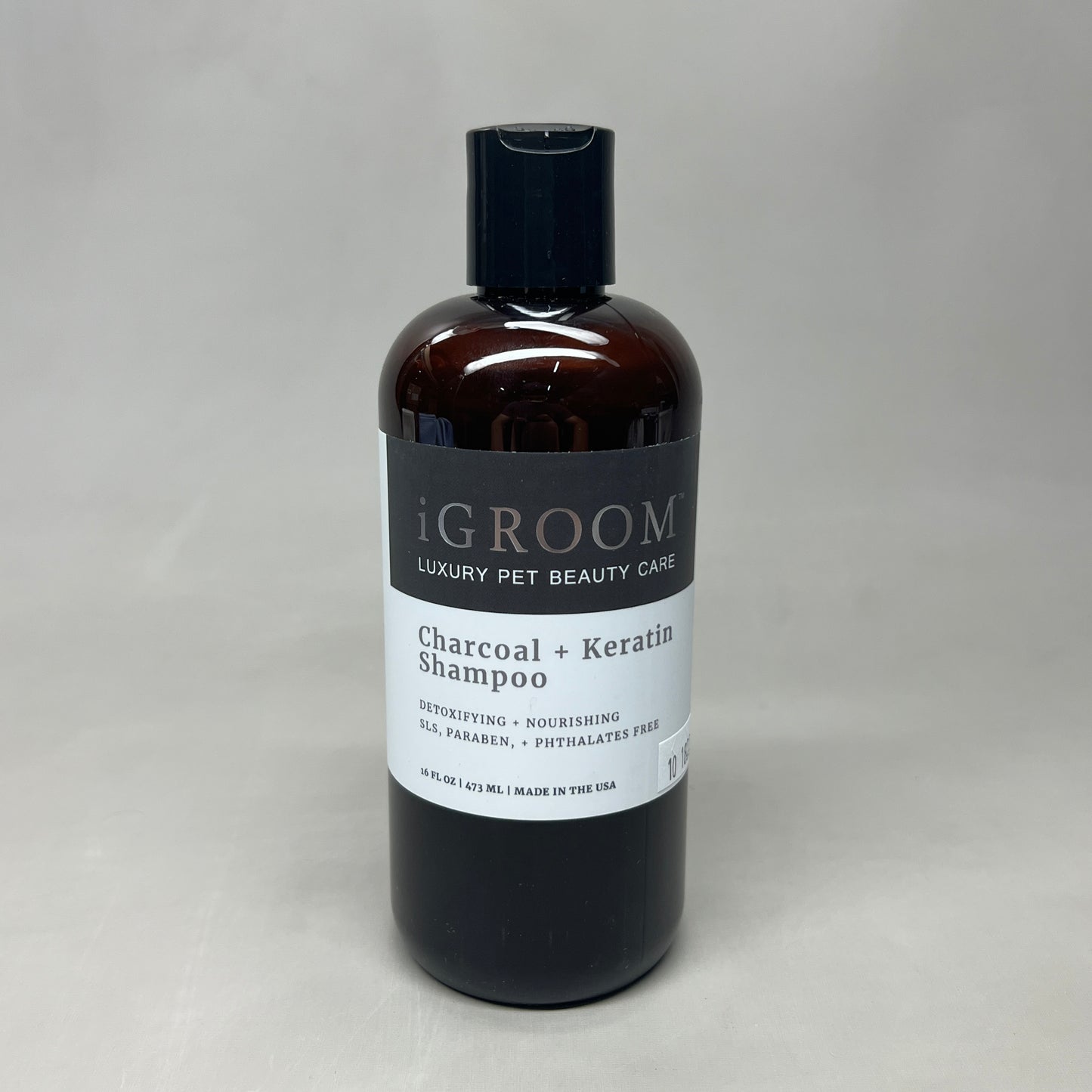 IGROOM Charcoal + Keratin Pet Shampoo, Luxury Pet Care 16 fl oz (New)