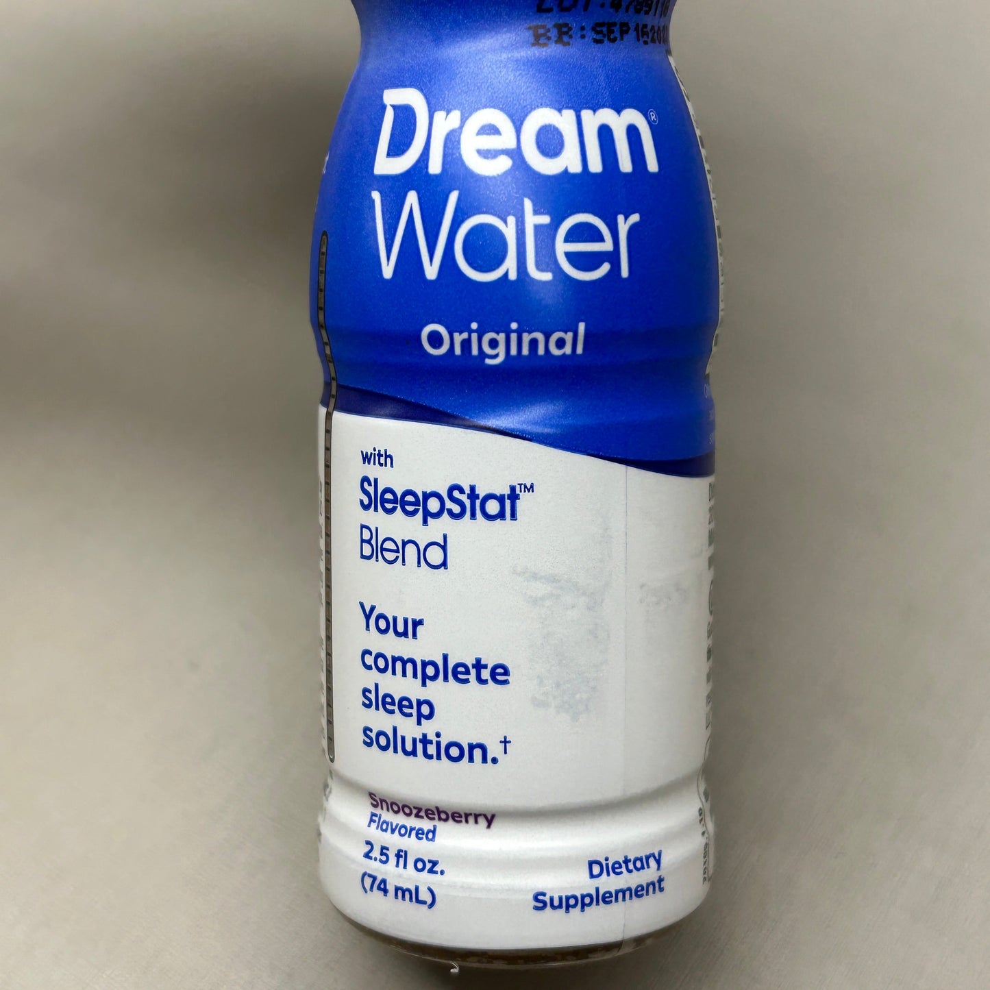 ZA@ DREAM WATER 144-PACK! Sleep and Relaxation Shot Snoozeberry 2.5 fl oz BB 09/23 (New)