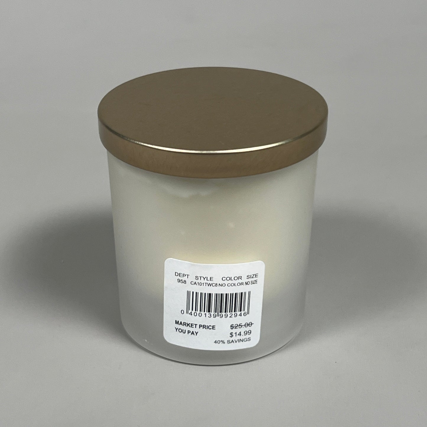 SAKS FIFTH AVENUE Twisted Coconut Hand Poured Soy Wax Candle 8 fl oz LOT OF 4! (New)