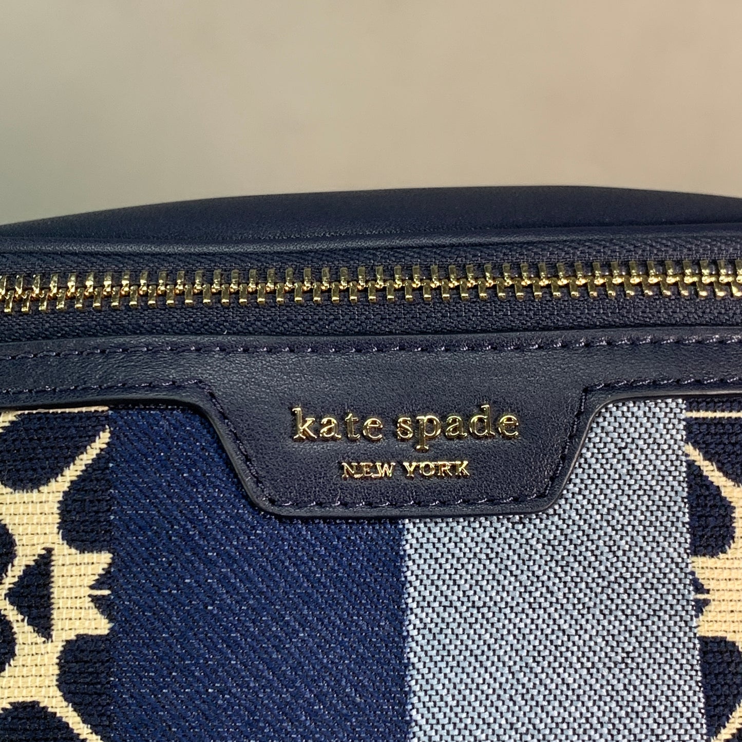 KATE SPADE Spade Flower Jacquard Stripe Medium Belt Bag Style No. K9983 (New)