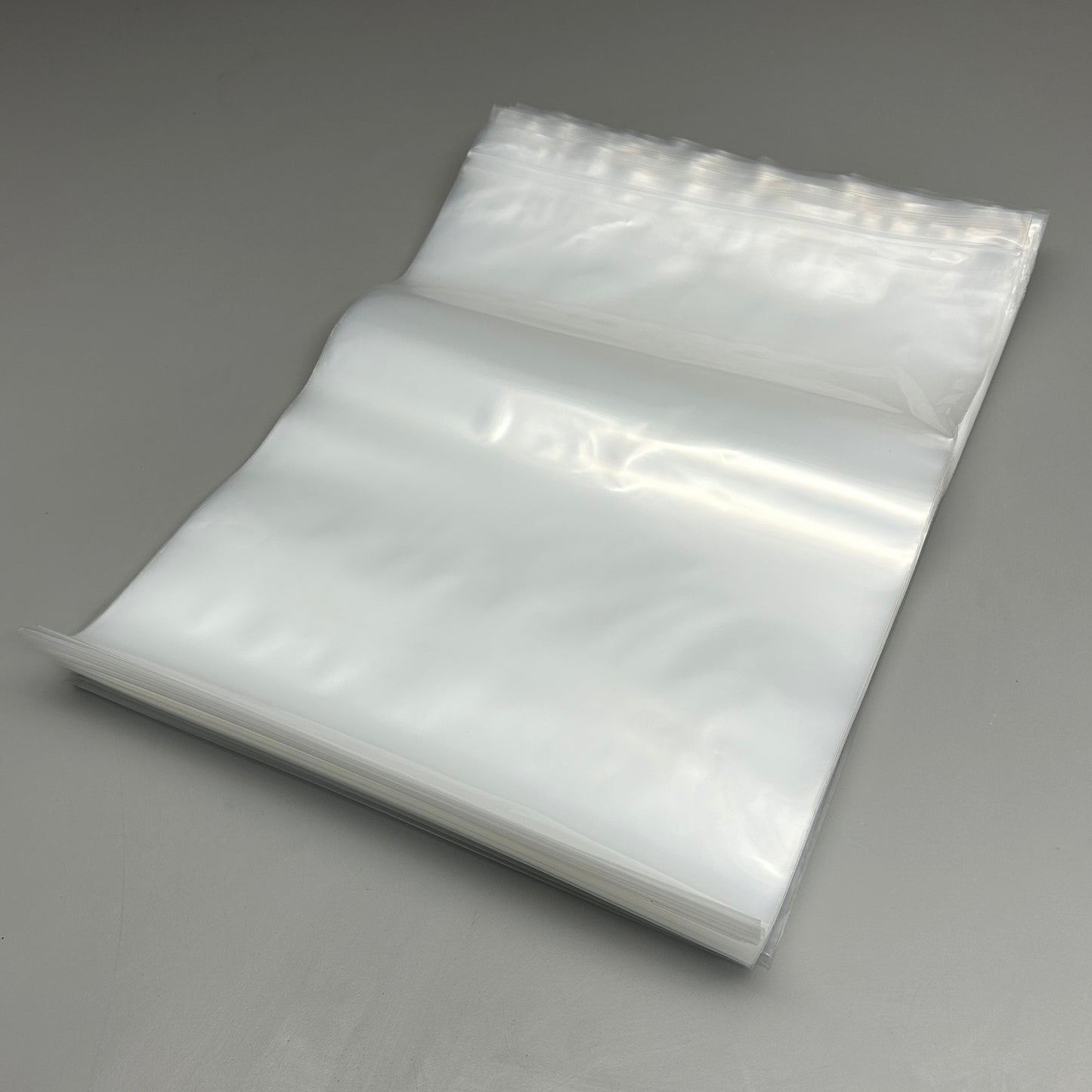 500 BAGS! (5x100ct) GGS 2 GALLON Standard Weight Seal Top Freezer Bags (Approx 13”x15”)