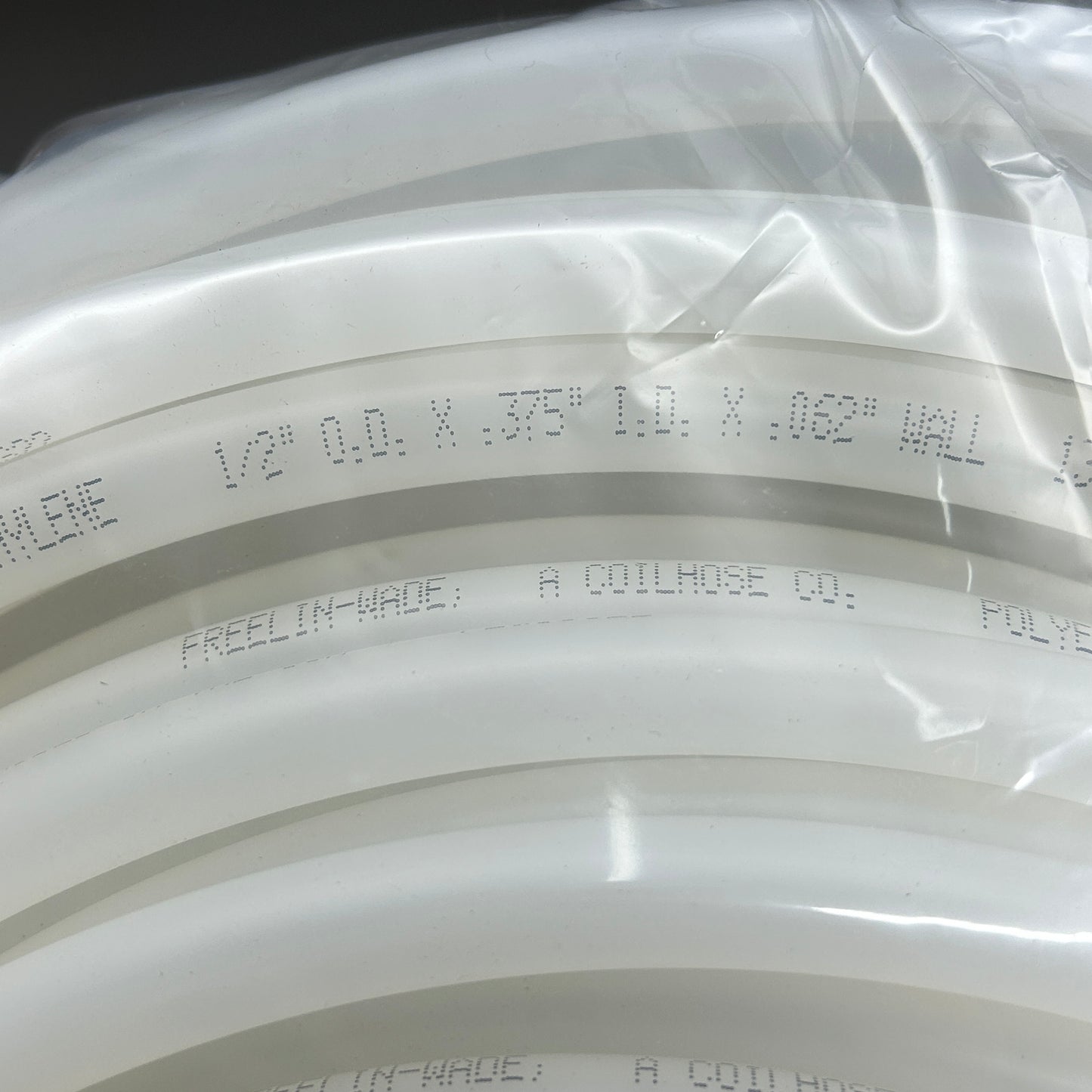 FREELIN-WADE Natural Polyethylene Tubing 100 ft 1J-076-10 (New)