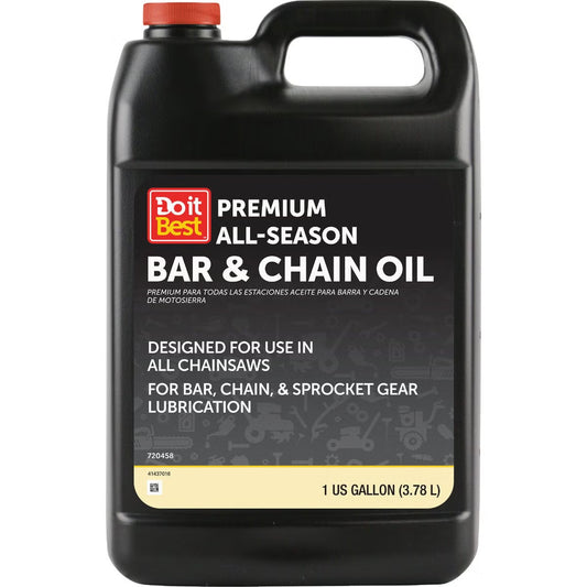 ZA@ DO IT BEST Premium All-Season Bar & Chain Oil Extend Life 1 US Gallon 720458