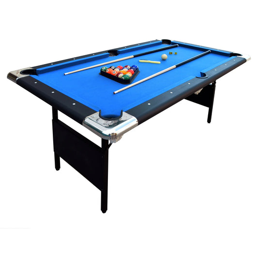 ZA@ Pallet of HATHAWAY Fairmont Portable 6-Ft Pool Table Black W/ Balls BG2574