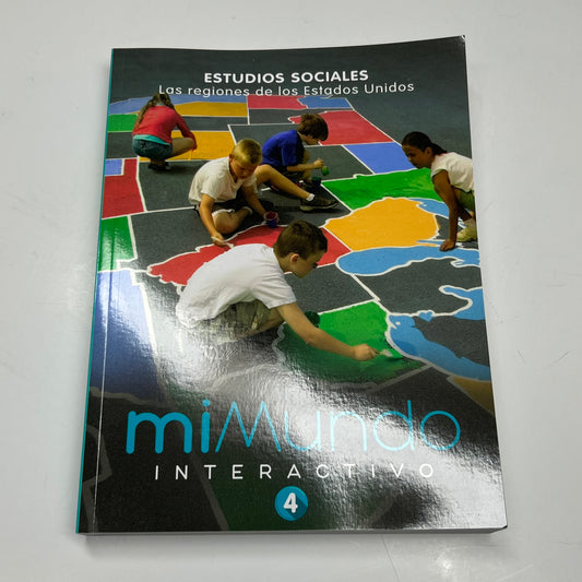 SAVVAS My World Interactive Social Studies Grade 4 Student Workbook (Spanish Edition) - Grey 90000