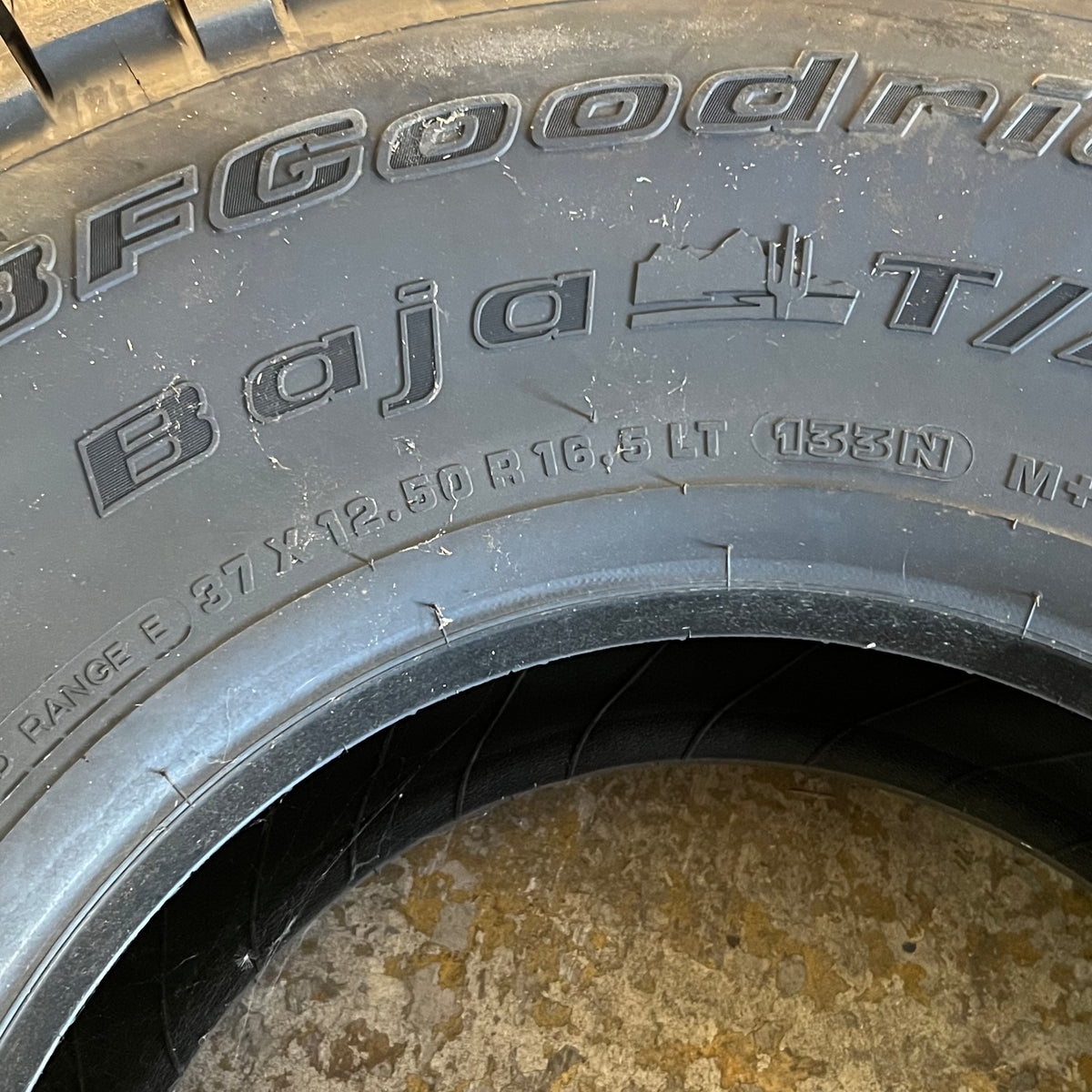 BFGOODRICH Baja T/A Tire 37x12.50 R16.5 LT - DOT: BF9F