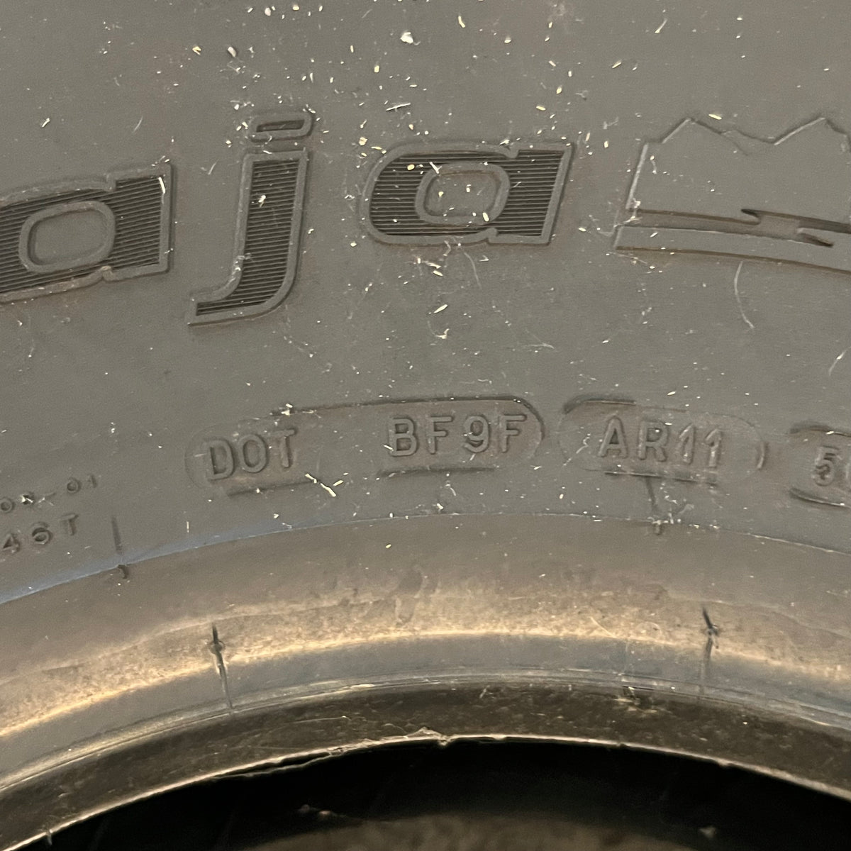 BFGOODRICH Baja T/A Tire 37x12.50 R16.5 LT - DOT: BF9F