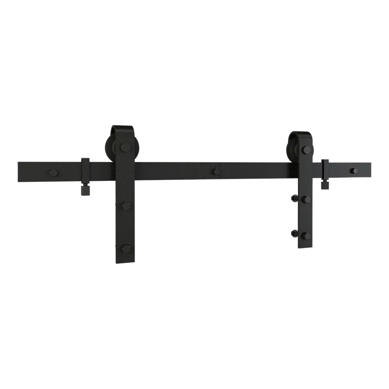 NATIONAL HARDWARE Classic Interior Sliding Barn Door Kit 72-Inches Matte Black N700-003
