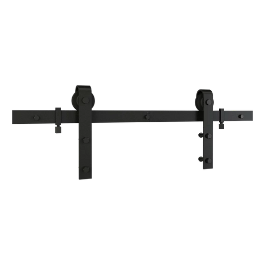 NATIONAL HARDWARE Classic Interior Sliding Barn Door Kit 72-Inches Matte Black N700-003