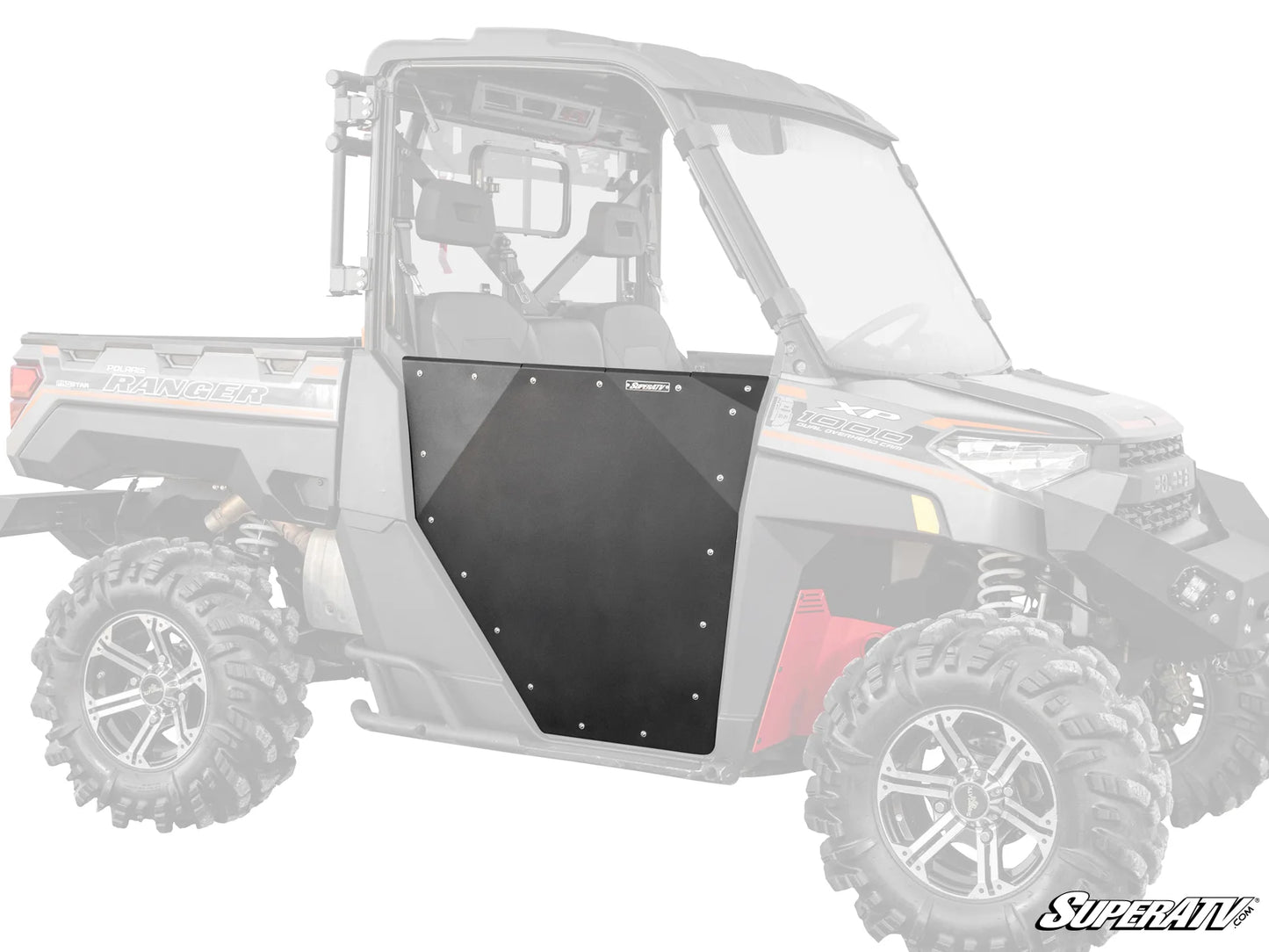 SUPERATV Polaris Ranger 1000 Aluminum Doors, Black DOOR-P-RAN1K-003-00 A09