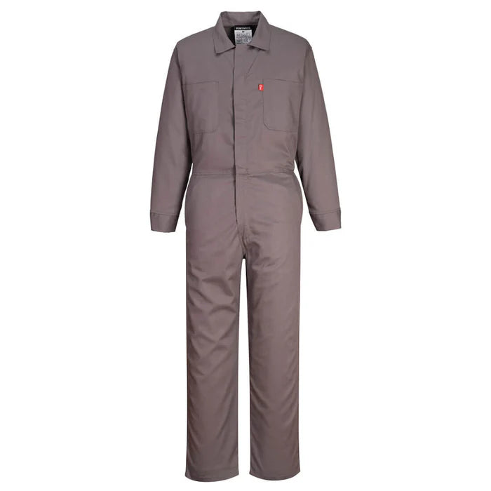 PORTWEST Bizflame 88/12 Classic FR Coveralls Sz Small, Grey UFR87