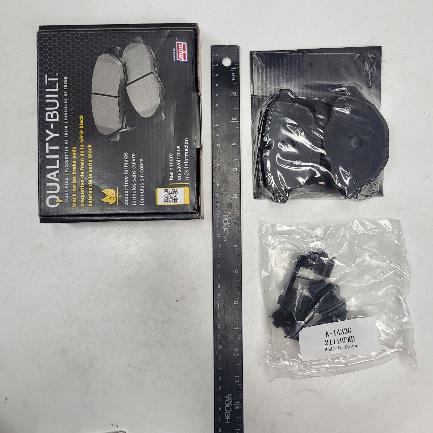 QUALITY-BUILT Ceramic Disc Brake Pad Set Black Rear 1003-1473C