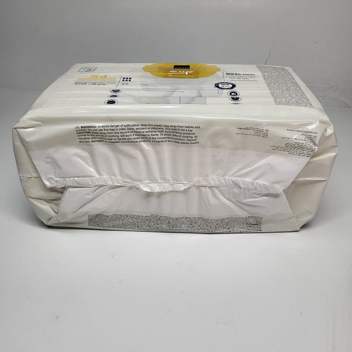 ABENA Slip Premium Level 4 Unisex Adult Diapers (25 Each) Small