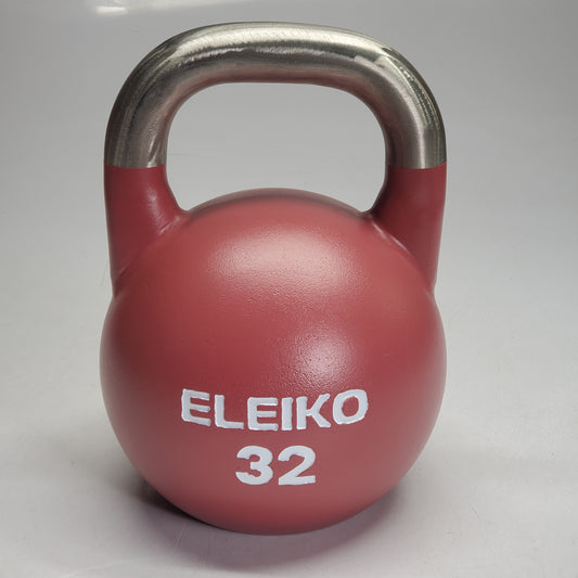 ELEIKO Competition Kettlebell 32 KG (70.5 lbs) Maroon 3085434
