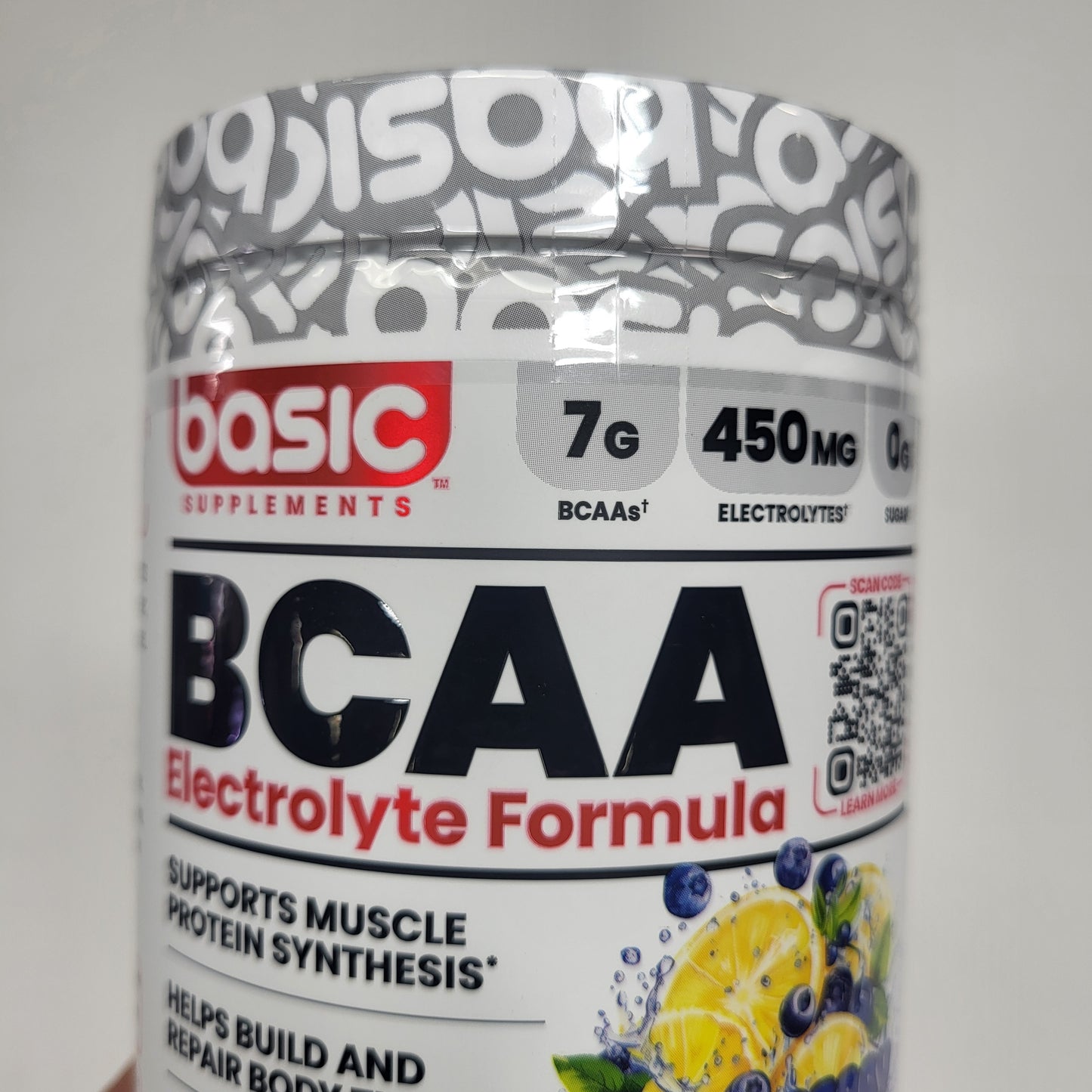 BASIC Creatine Monohydrate Increase Muscle Blueberry Lemonade 11.1oz BB 02/27