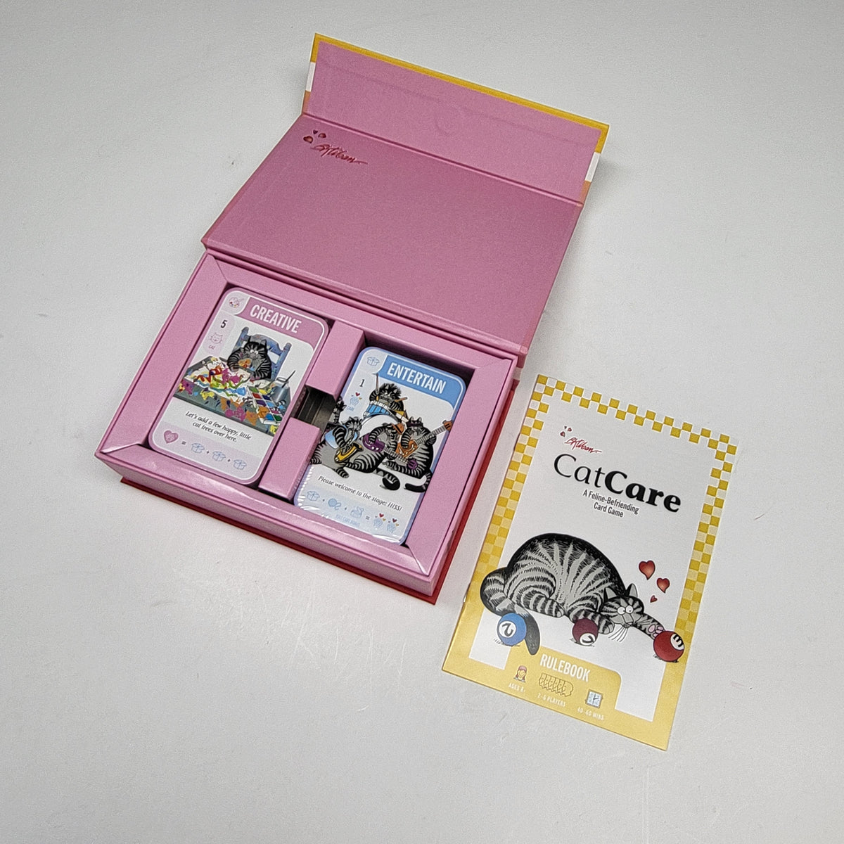 POMEGRANATE B. Kliban Catcare: a Feline-befriending Card Game 132 Cards