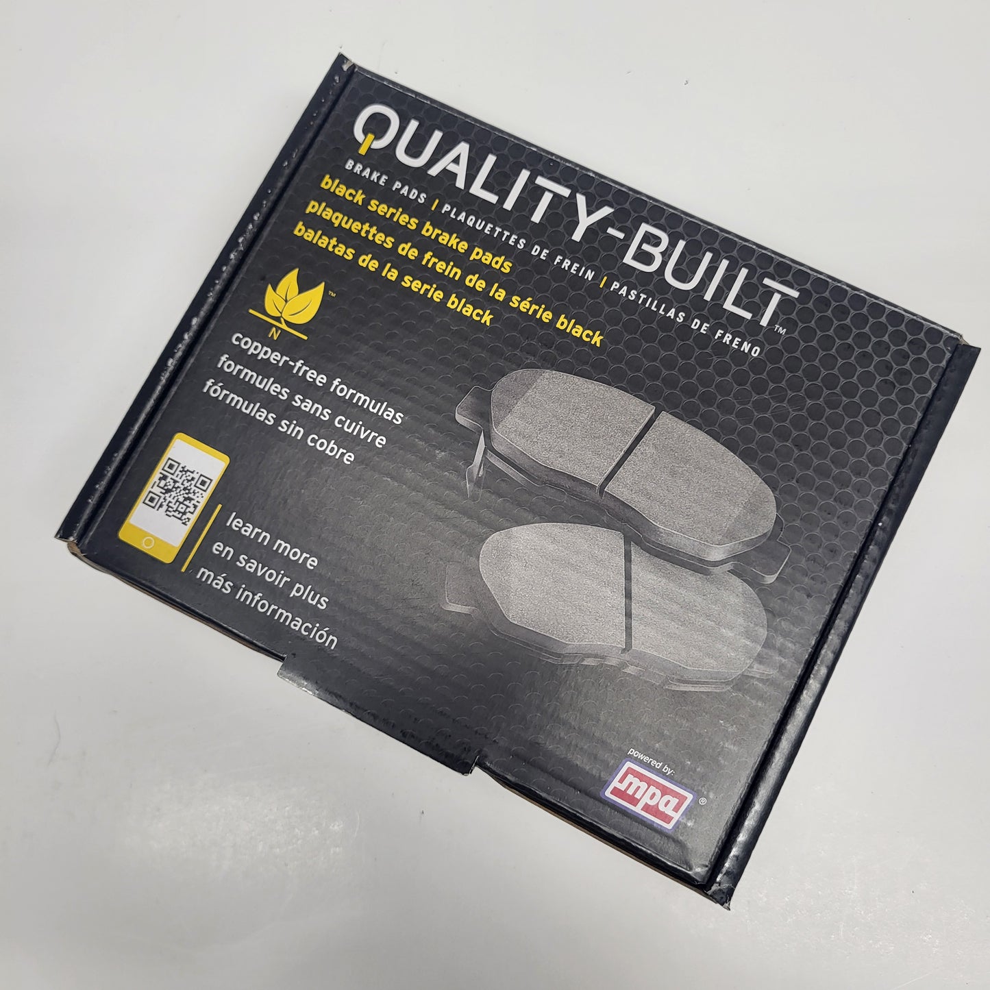 QUALITY-BUILT Ceramic Disc Brake Pad Set Black Front 1003-1779C