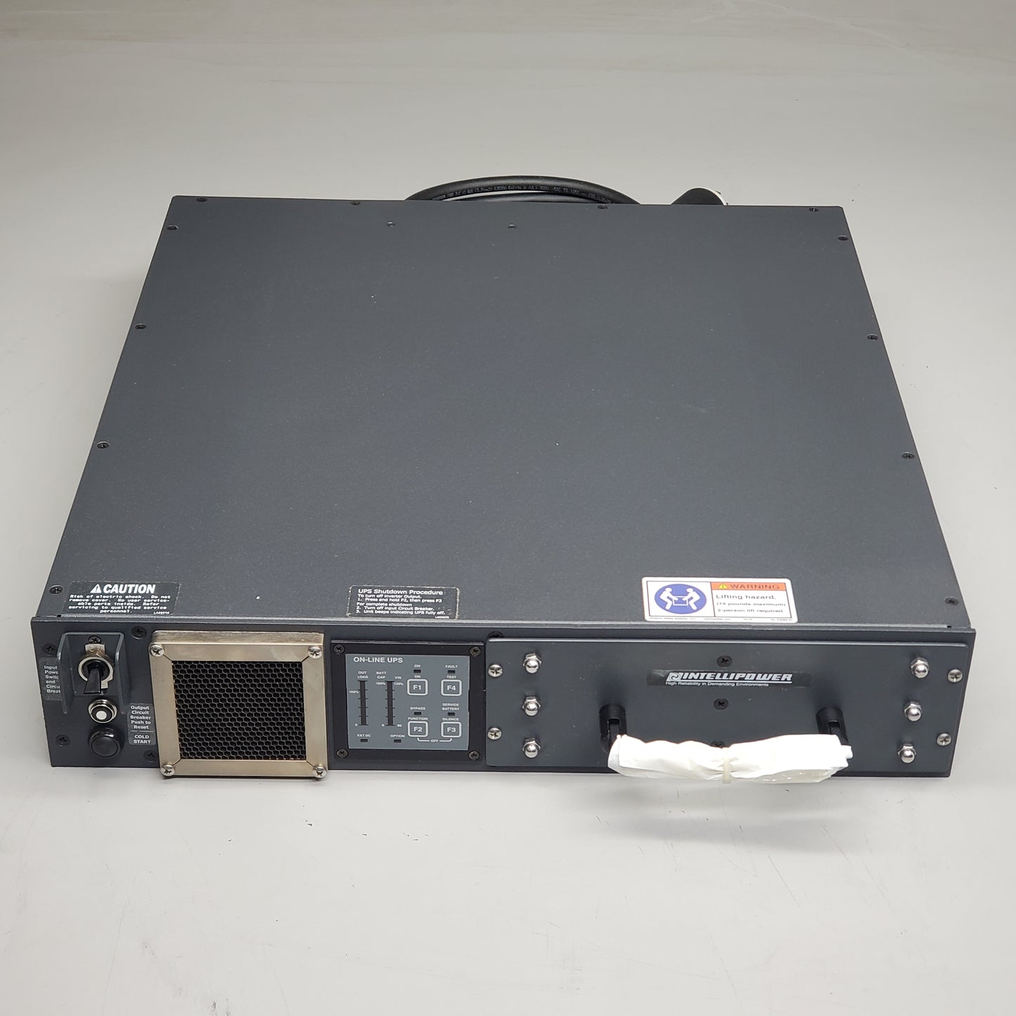 INTELLIPOWER Rugged UPS Extended Battery Backup Module 115Vac 60hz FA00365