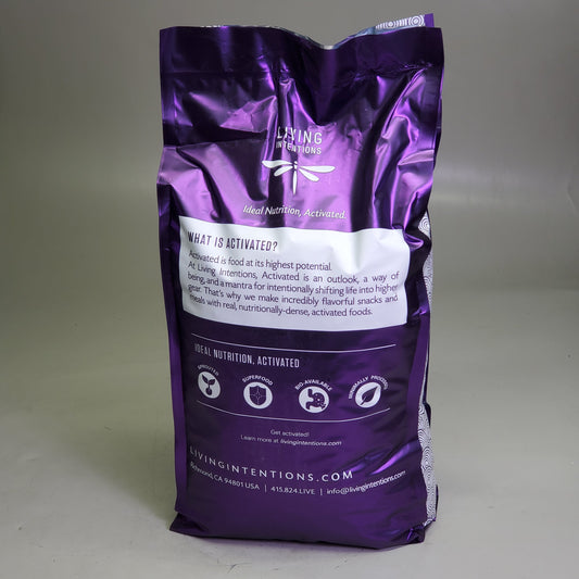 ZA@ LIVING INTENTIONS Sprouted Almonds & Pistachios 15 Lbs Rosemary Garlic BB 09/25 E