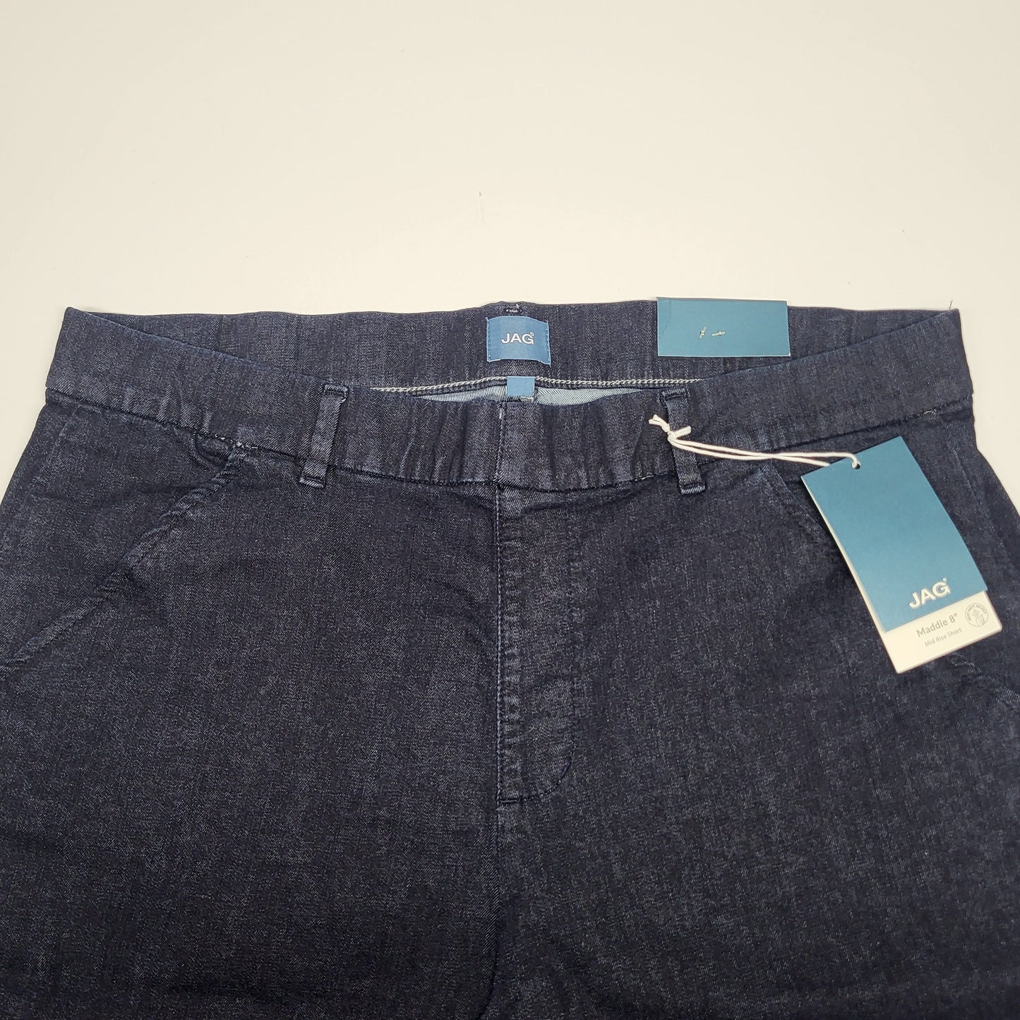 JAG Maddie Mid Rise Pull-On Short Womens Sz 20W/8 Adriatic Blue JE5108AU409