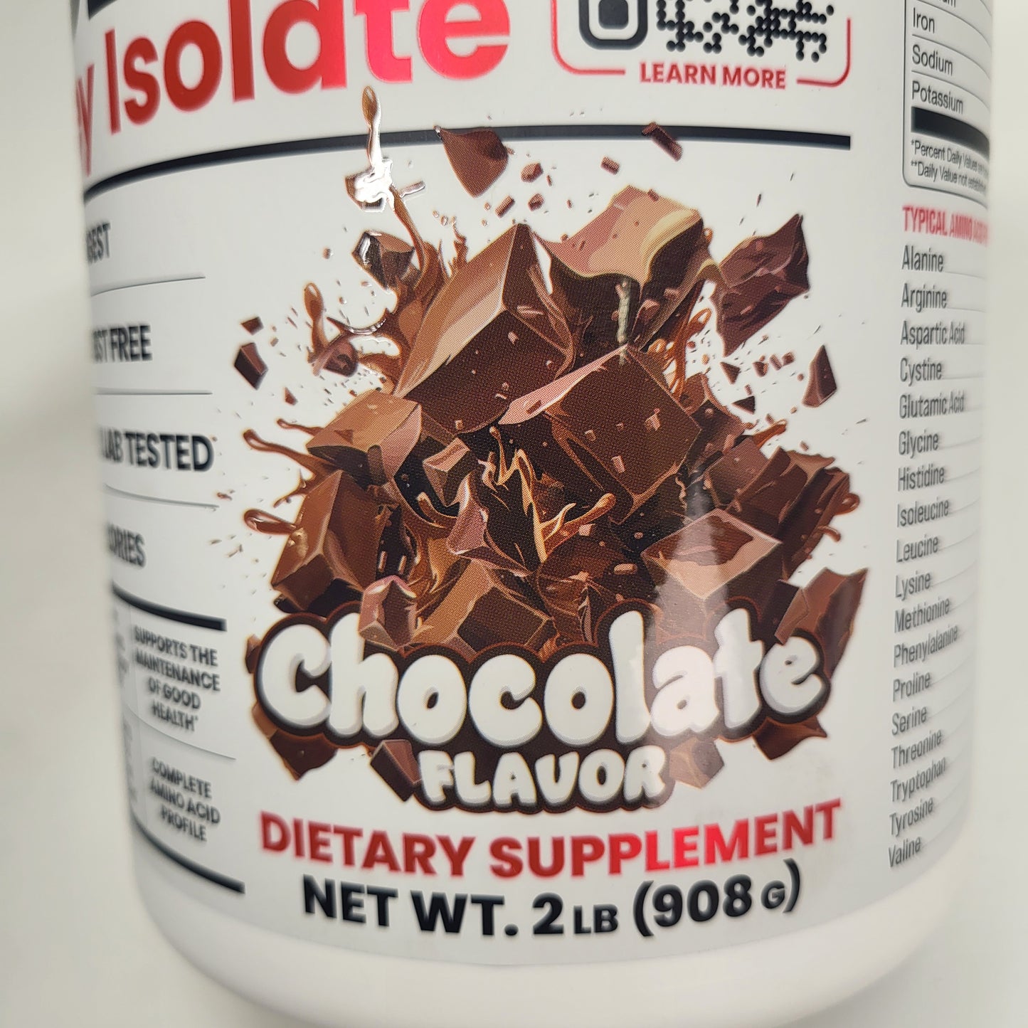 BASIC Basic Whey Isolate Zero-fat High-quality Protein Chocolate 2lbs Bb 12/27 2lbs