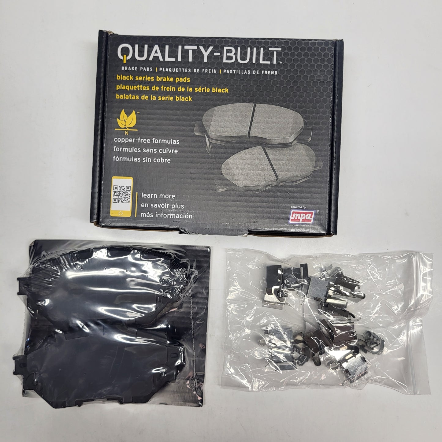 QUALITY-BUILT Ceramic Disc Brake Pad Set Black Front 1003-1759C