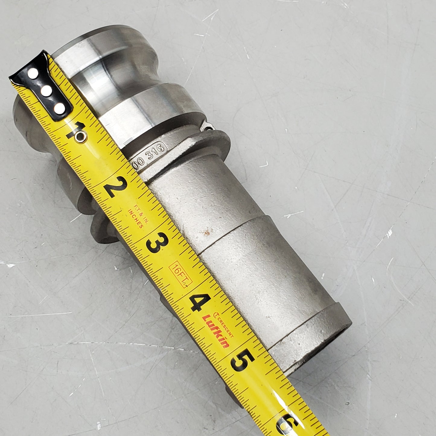 Stainless 2" Cam Groove Male Adapter Fitting E-300 316 SS E300-SS