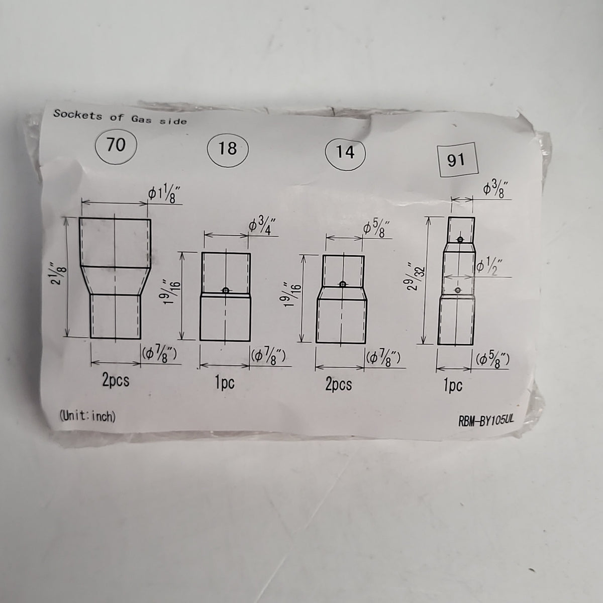 TOSHIBA CARRIER Y-shape Branching Joints for Ductless Heat Pump RBM-BY-105UL