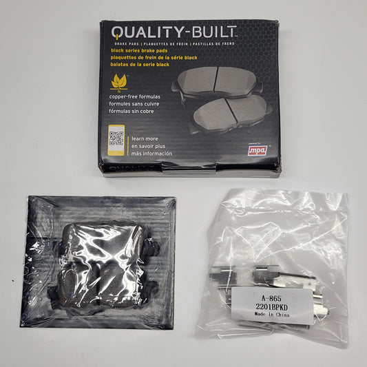 QUALITY-BUILT Ceramic Disc Brake Pad Set Black Rear 1003-0685C