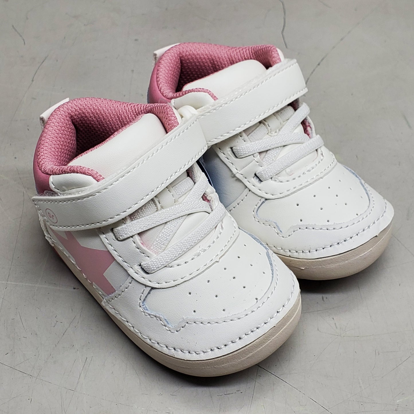 STRIDE RITE SM Rockstar Sneaker Shoes Toddler SZ 4.5W Pink BG044801