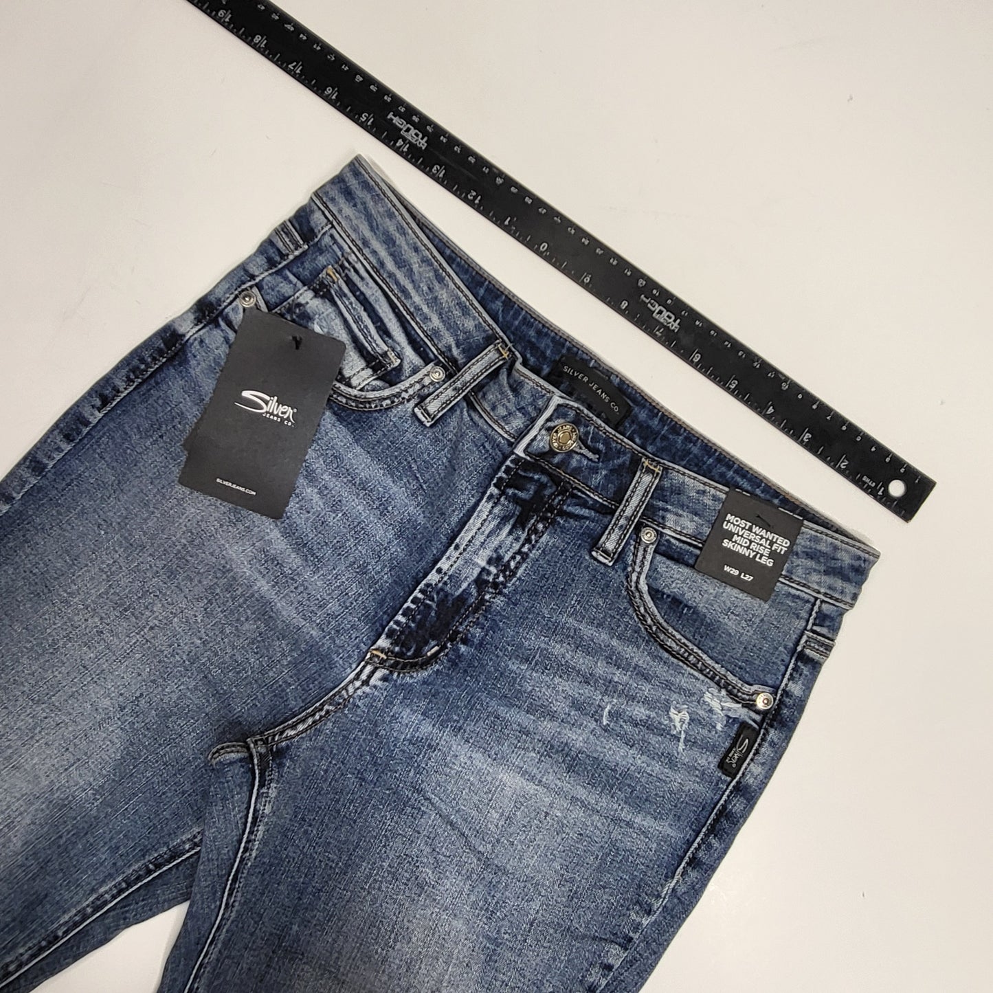 SILVER JEANS CO Silver Jeans Co. Most Wanted Skinny Women's Size 29/27 Indigo L63022egx269