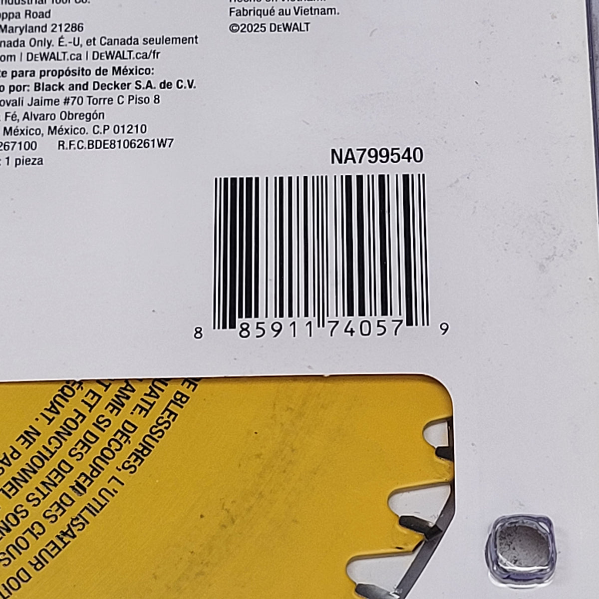 DEWALT (3 PACK) Circular Saw Blade Fine Finish Wood Cutting 80t 12"  DWA11280